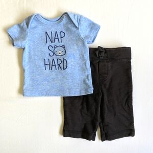 mixed brands newborn baby boy comfy outfit set